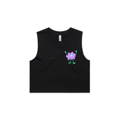 Skingel The Monster Cropped Muscle Tee Thumbnail